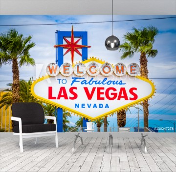 Picture of Welcome to Fabulous Las Vegas sign Las Vegas Strip Nevada USA